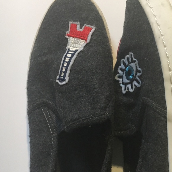 Gray Cute Easy Slip On Shoes - Picture 5 of 6